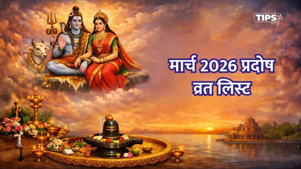 March Pradosh Vrat 2026 Date List